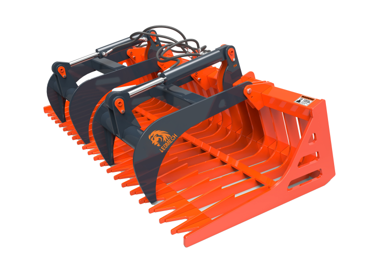 Skid steer skeleton grapple ZG